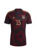 Duitsland Niklas Sule #15 Voetbaltruitje Uit tenue WK 2022 Korte Mouw